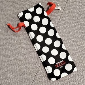 12/$30 BNWT small sephora makeup up pouch - sephora Rouge 2018